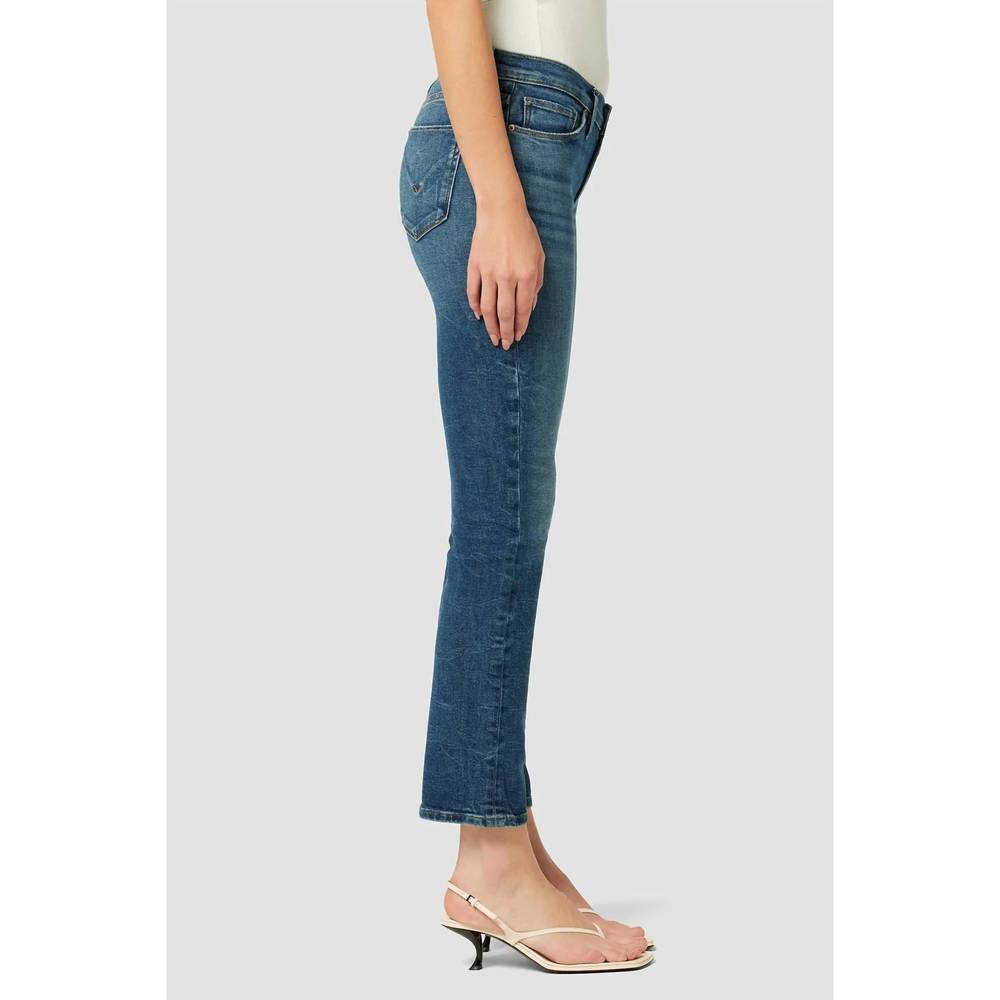 NEW HUDSON nico mid-rise straight ankle jean in good times - Picture 2 of 3